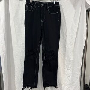 Black jeans LF brand with white stitching